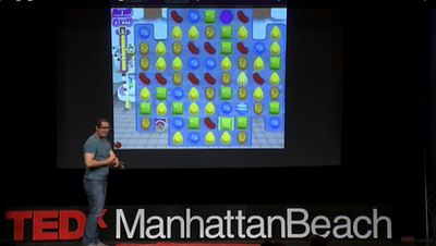 Dr. James Pita talks game theory at the 2015 TedXManhattan Beach Game Changers Day. 