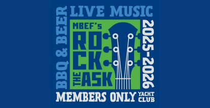 Logo for MBEF's Rock the Ask 2025-2026 members-only event.