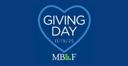Giving Day event logo with a heart and date 11/19/25.