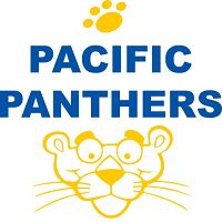 Yellow panther illustration for Pacific Panthers