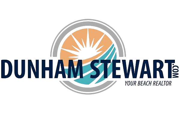 Logo for Dunham Stewart Architects featuring a stylized sun and sailboat.