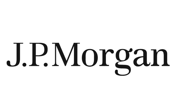 P. Morgan logo in black text on a transparent background.