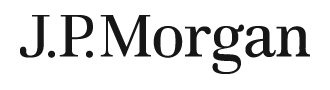 The logo of J.P. Morgan, a global financial services firm.