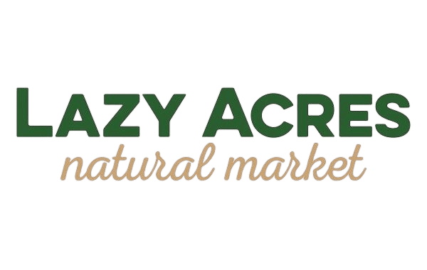 Logo for Lazy Acres natural market.